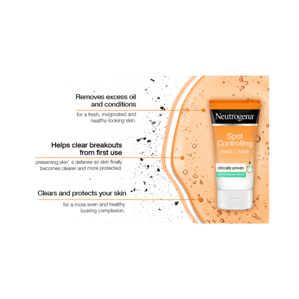 Neutrogena Spot Controlling 2-in-1 Facial Wash/Mask - 150ML