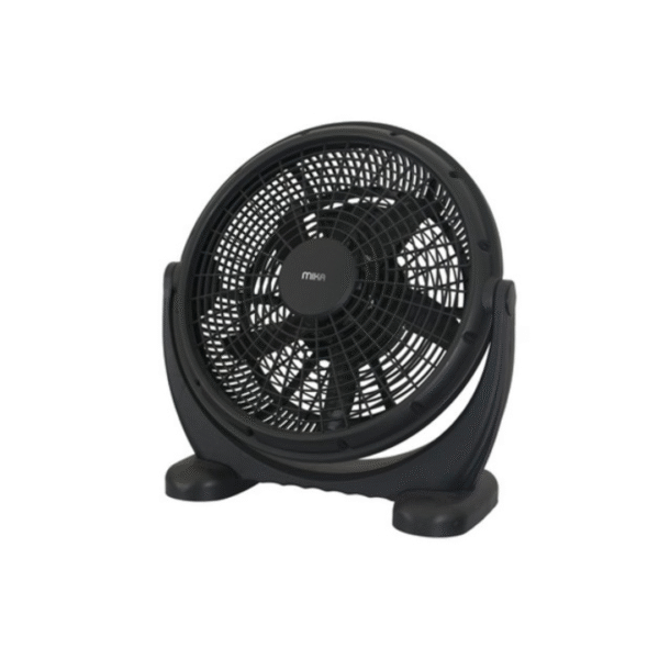 MIKA Box Fan, 16", Turbo, Black MFB1610BL
