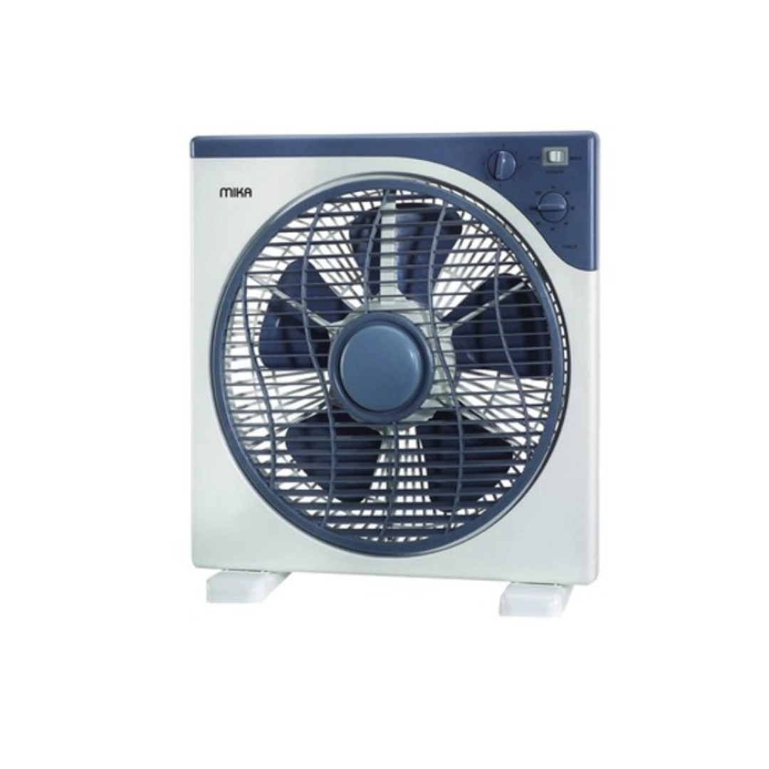 MIKA Box Fan, 12", Square, Light & Dark Grey MFB1210DG
