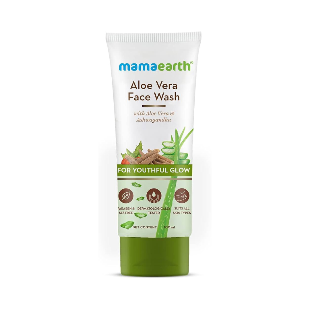 Mama Earth Aloe Vera Face Wash - 100ML