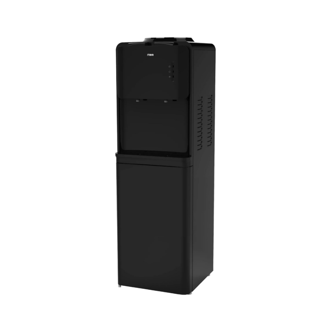 MIKA Water Dispenser, Standing , Hot & Normal with Cabinet, Black MWD2204BL