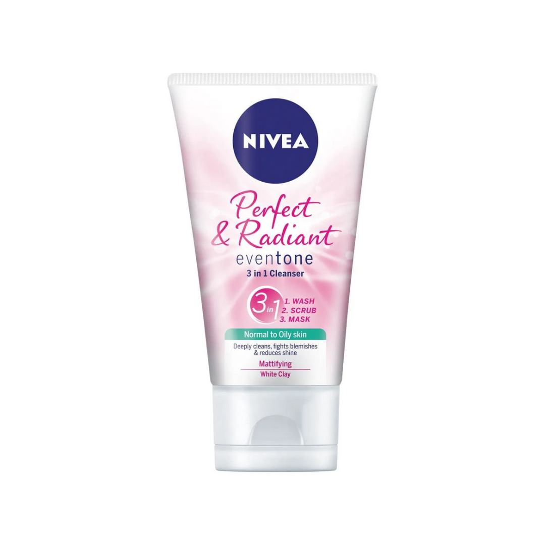 NIVEA Perfect & Radiant 3-in-1 Cleanser - 150ml
