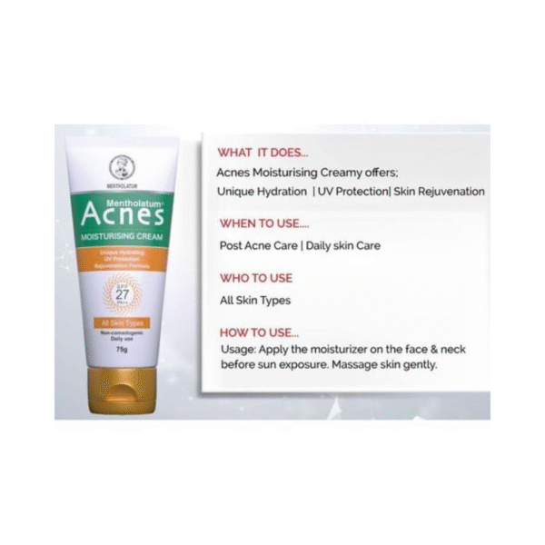 Acne Moisturizering Cream SPF 27 75g ROHOTO014