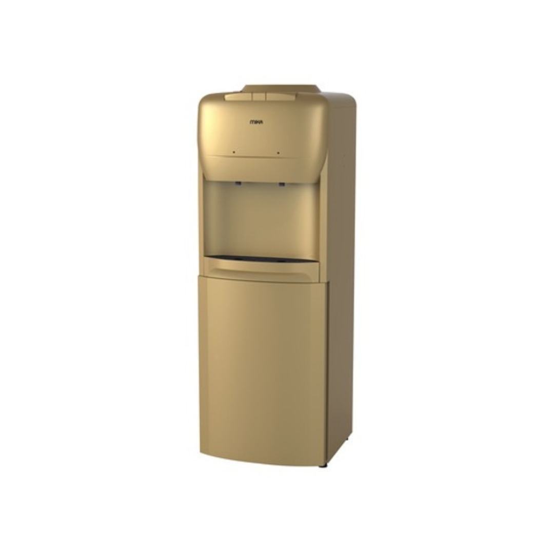 MIKA Water Dispenser, Standing , Hot & Normal with Cabinet, Gold & Black MWD2206GBL