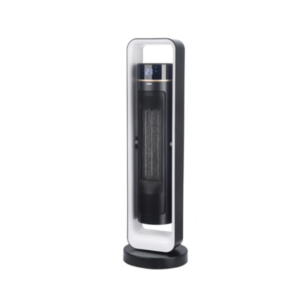 MIKA Tower Ceramic Heater, 1500W-2200W, With Remote, Black & White MH202R