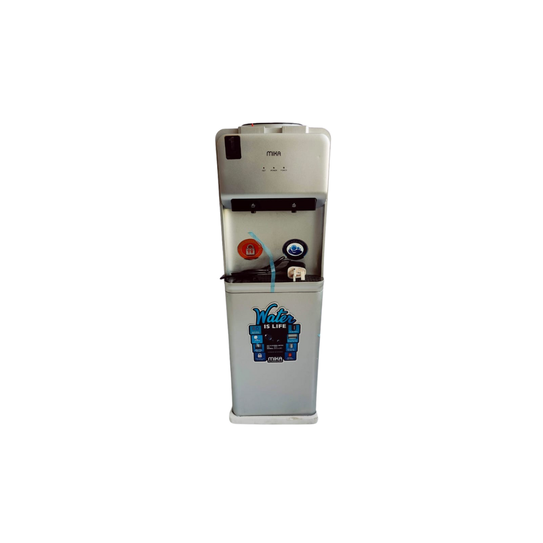 MIKA Water Dispenser, Standing, Hot & Normal with Cabinet, Silver & Black MWD2205SBL
