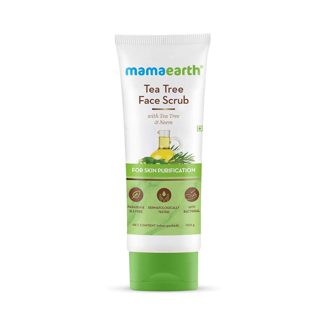 Mama Earth Tea Tree Face Scrub - 100G