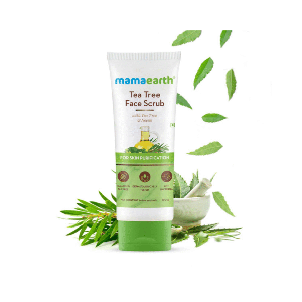 Mama Earth Tea Tree Face Scrub - 100G