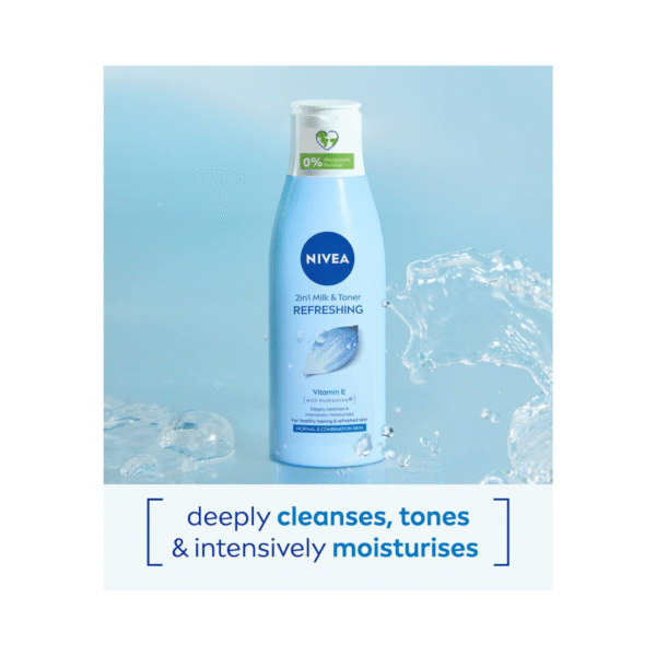 NIVEA Refreshing 2-in-1 Milk & Toner - 200ml