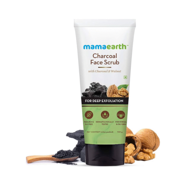 Mama Earth Charcoal Face Scrub - 100G