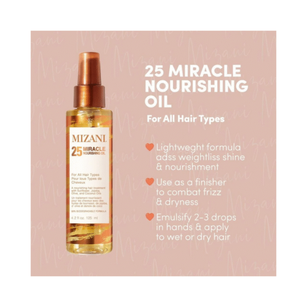 Mizani Miracle Oil 125ml P1601001