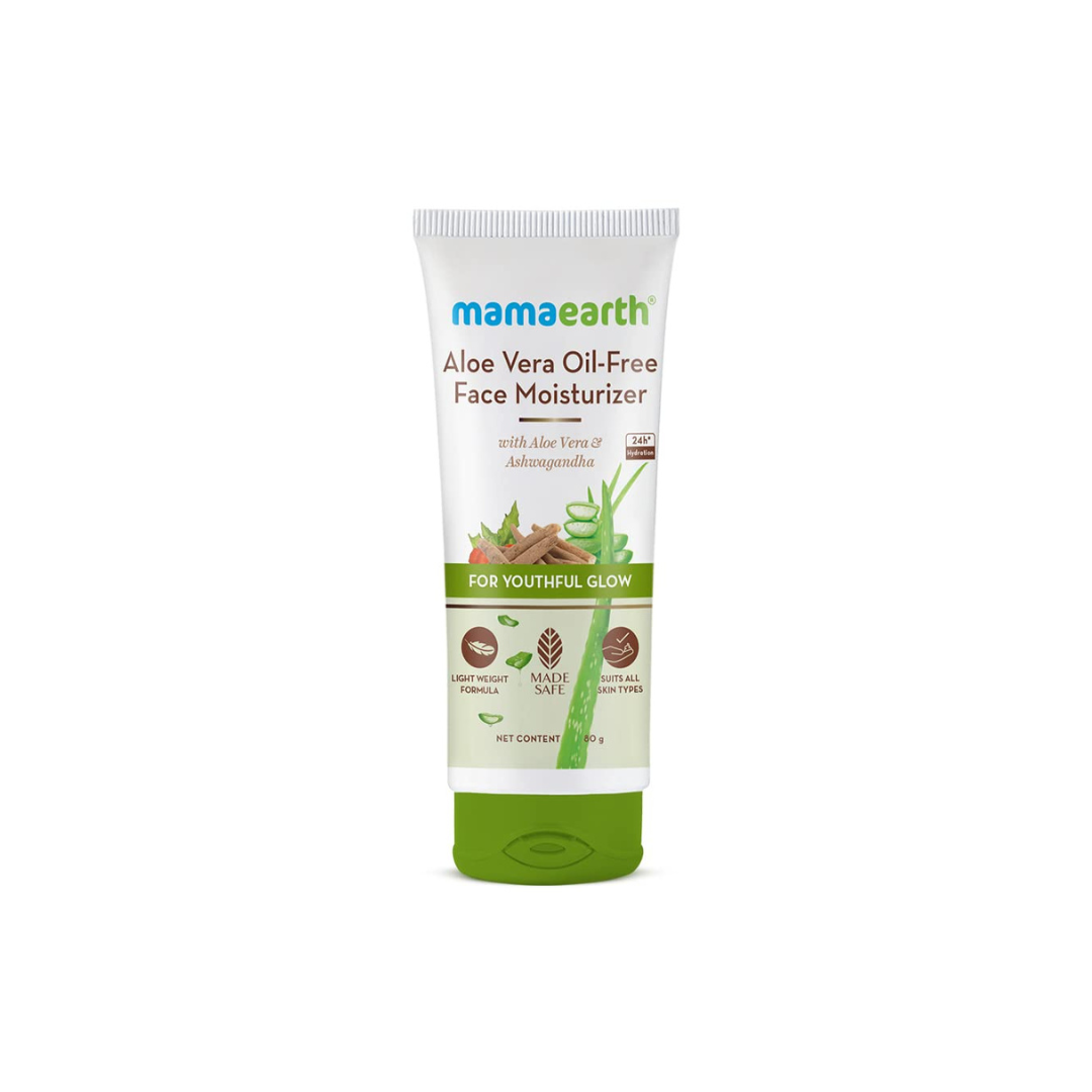 Mama Earth Aloe Vera Oil-Free Face Moisturizer - 80GM
