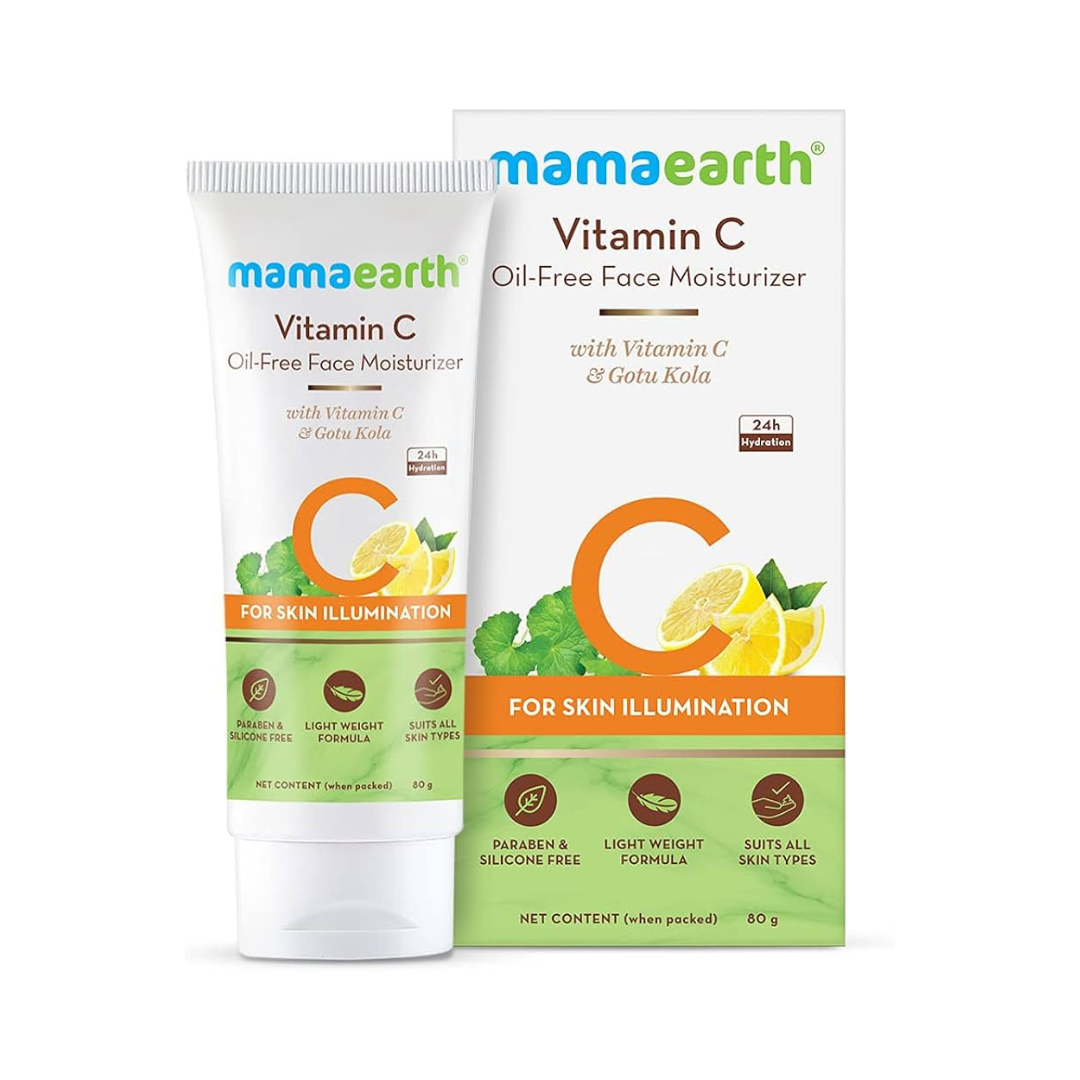 Mama Earth Vitamin C Oil-Free Face Moisturizer - 80G