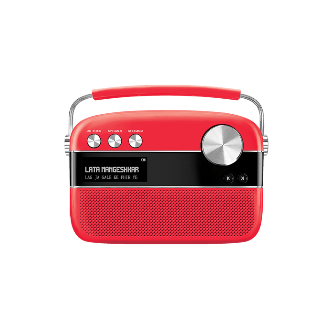 Saregama Carvaan Premium Pop colour - Coral Pink SC230 PINK