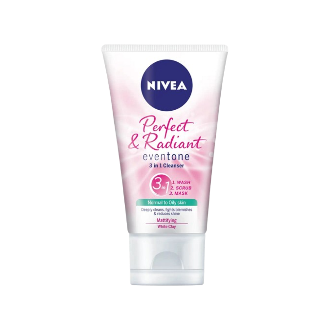 NIVEA Perfect & Radiant Detox 3-in-1 Cleanser - 150ml