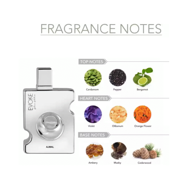 AJMAL Evoke Him Silver Eau de Parfum - 90ML
