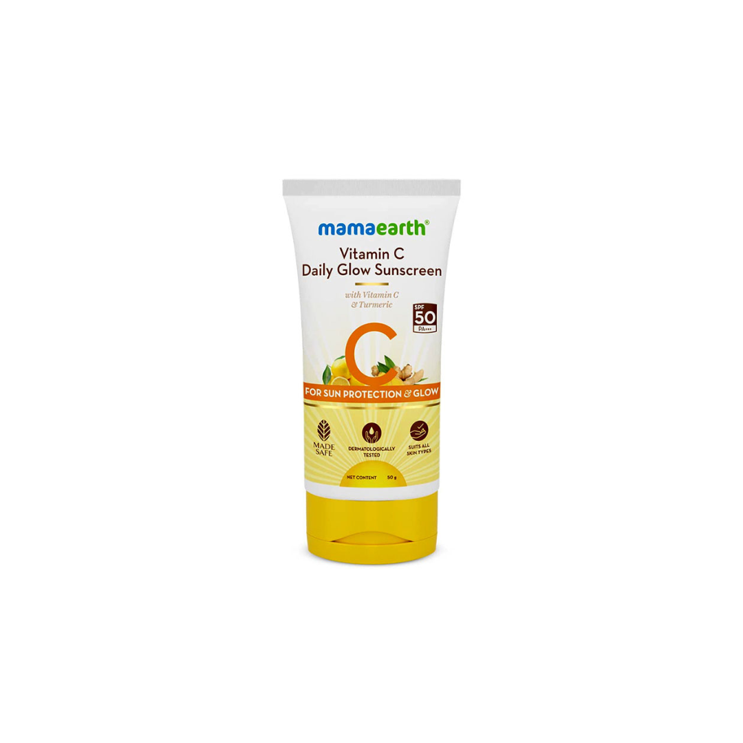 Mama Earth Vitamin C Daily Glow Sunscreen - 50G