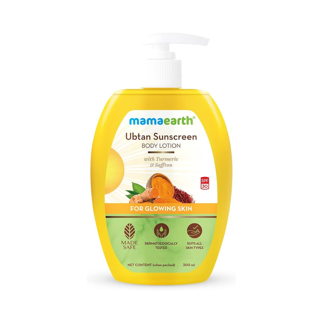 Mama Earth Ubtan Sunscreen Body Lotion - 300 ML
