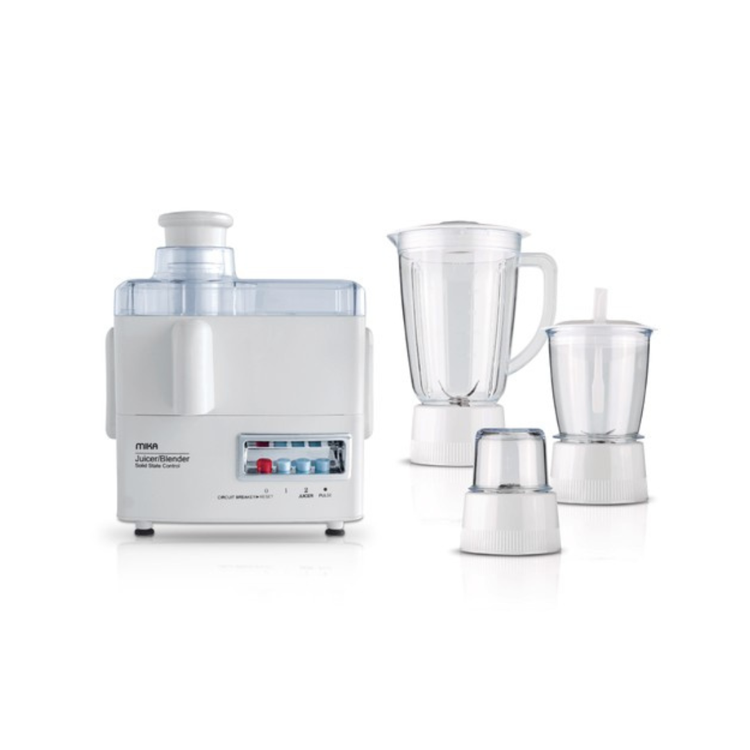 MIKA Juicer, 4 in 1, 500W, White MJR411W