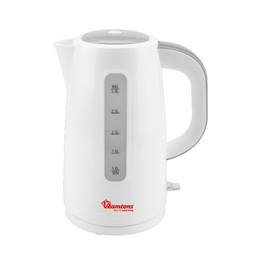 Ramtons Cordless Kettle White+Grey 3L RM/567