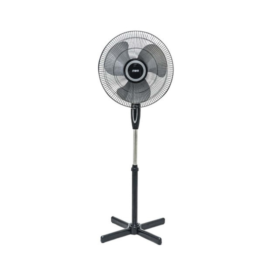 MIKA Stand Fan, 16", Black & Grey MFS1604BG