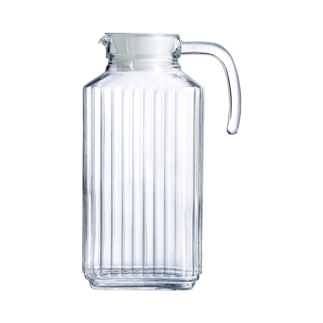 Luminarc Quadro Ref Jug 1L7 White Lid V4069