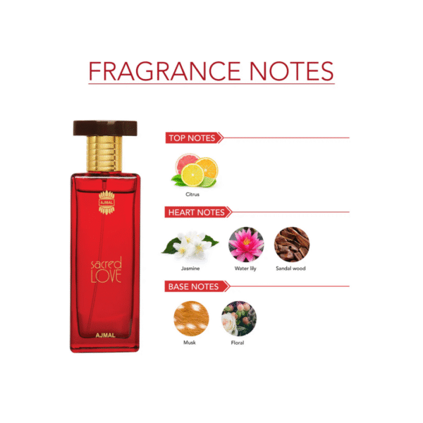 AJMAL Sacred Love Eau de Parfum for Women - 50ML
