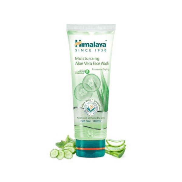 Himalaya Moisturizing Aloe Vera Face Wash (100ml) HMAVFW