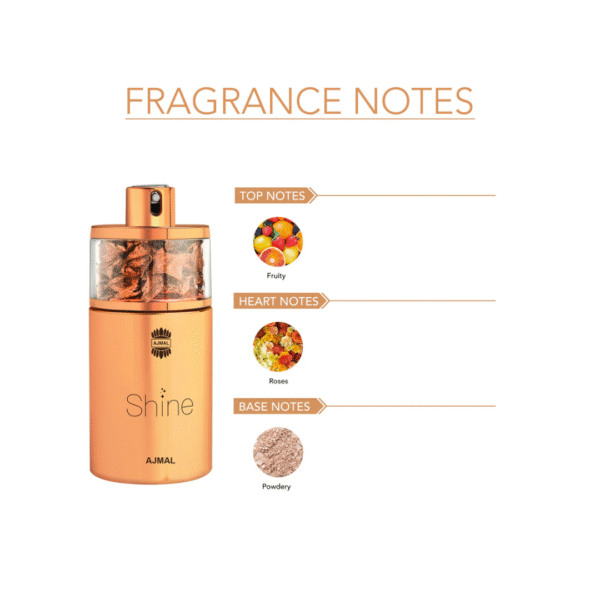 AJMAL Shine Eau de Parfum for Women - 75ML