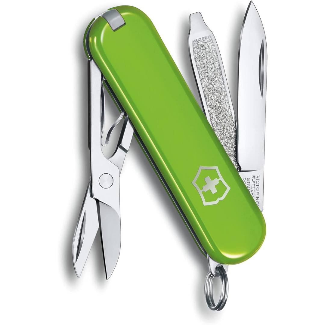Victorinox Swiss Army Knife Classic SD Pocket 58mm, Smashed Avocado, Blister 0.6223.43B1
