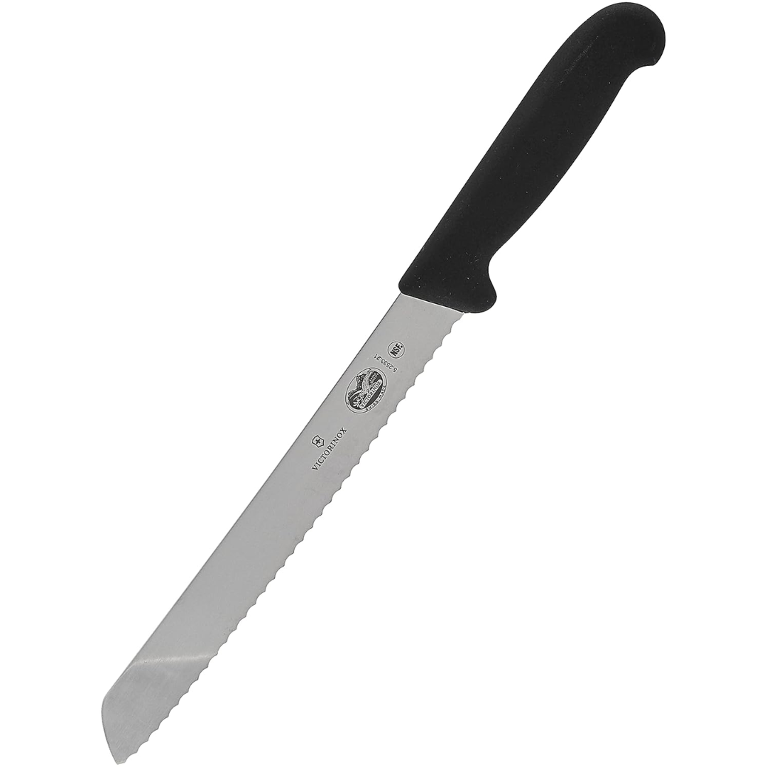 Victorinox Fibrox Bread Knife 8.5” Black Wavy