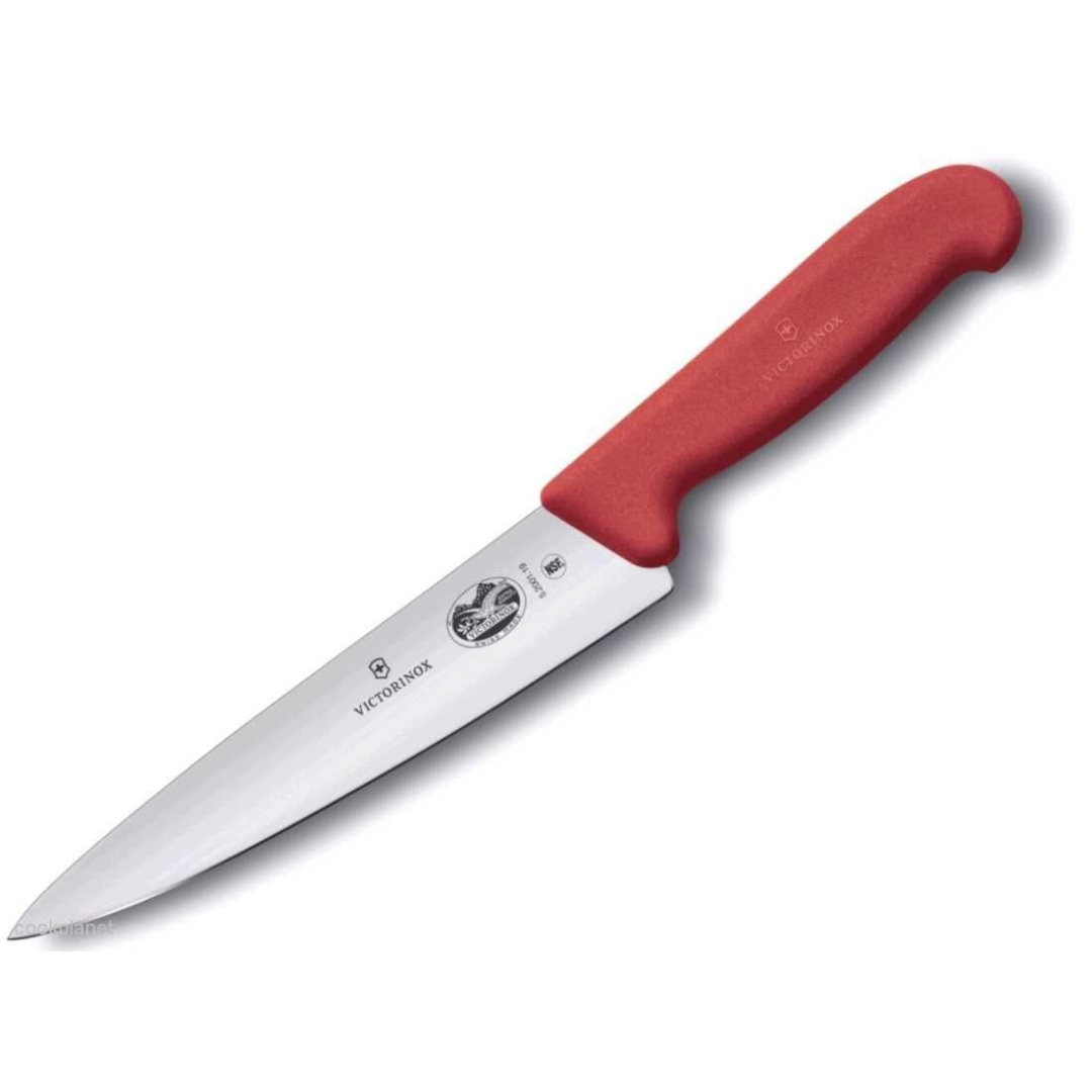 Victorinox Fibrox Cooks Chefs Knife 10" Red