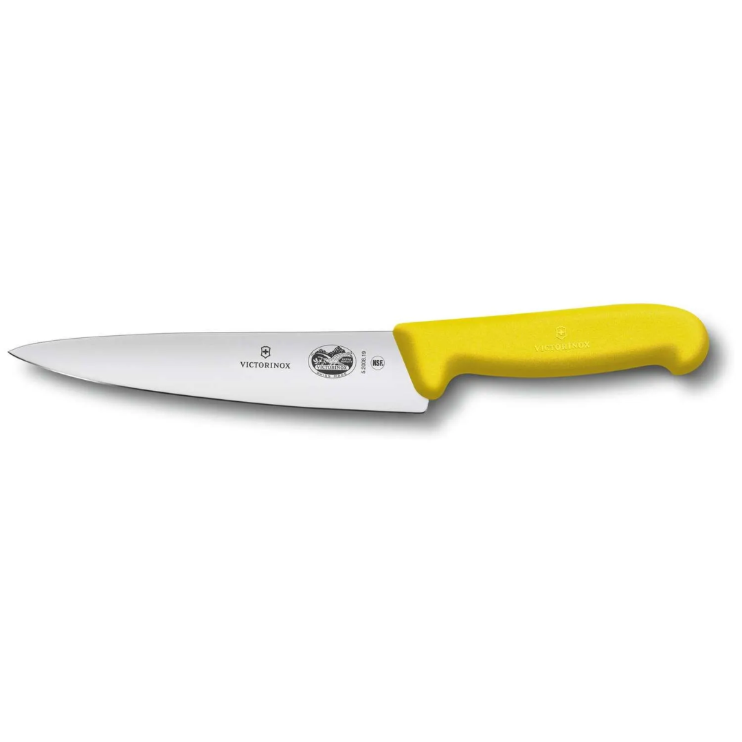 Victorinox Fibrox Cooks Chefs Knife 10" Yellow