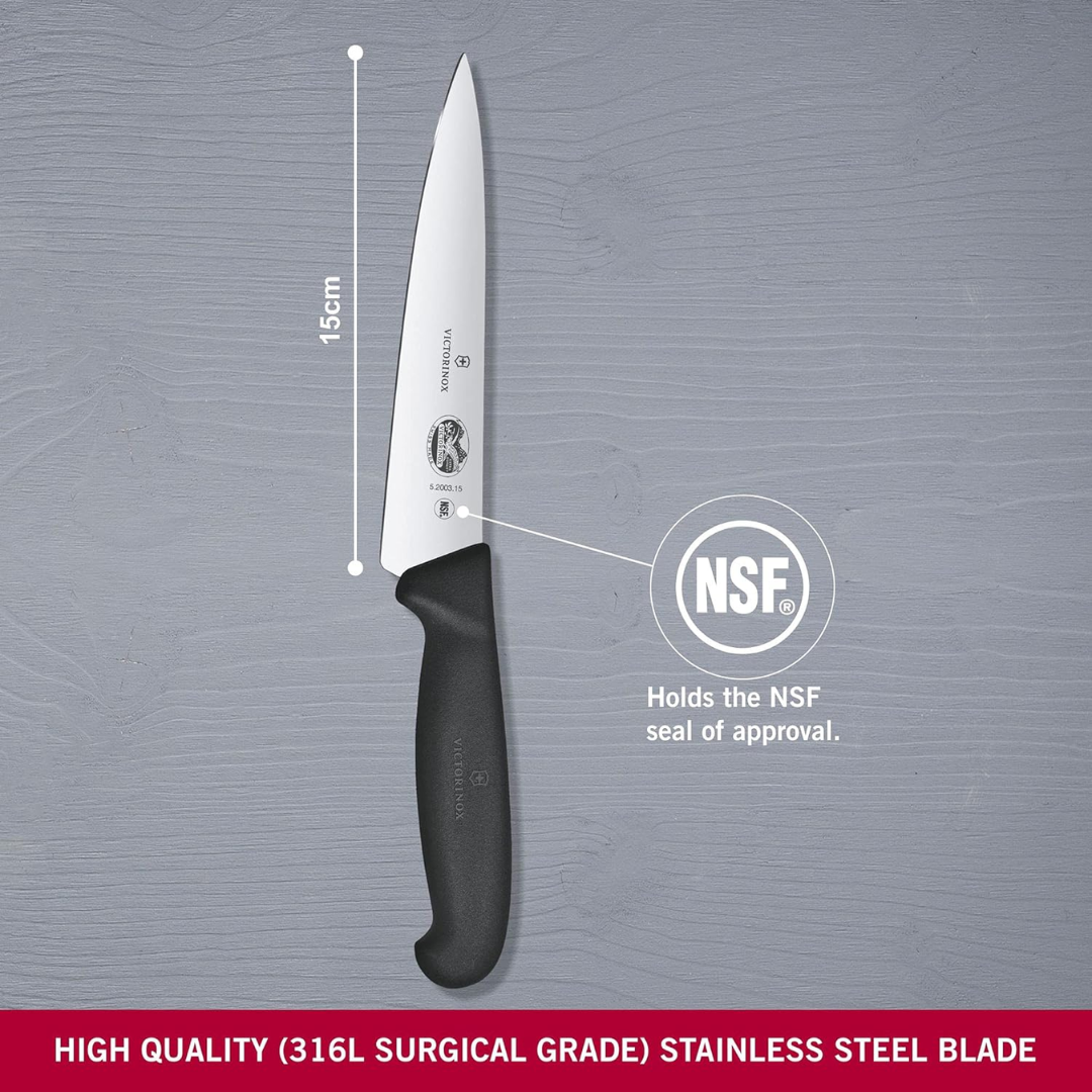 Victorinox Fibrox Cooks Knife Chef Knife 6” - Image 3