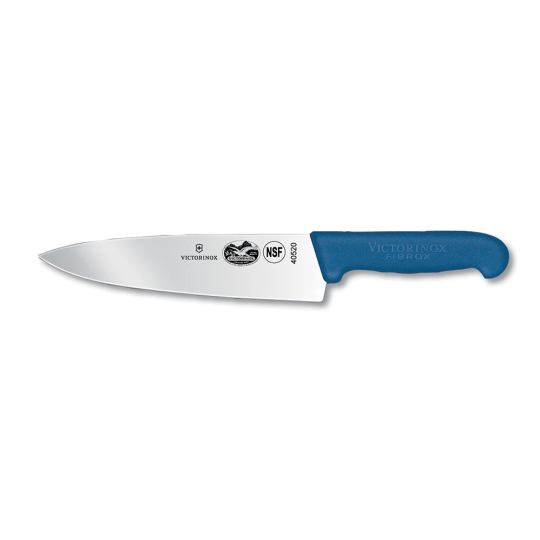 Victorinox Fibrox Cooks Chef Knife 8" Blue - Image 3