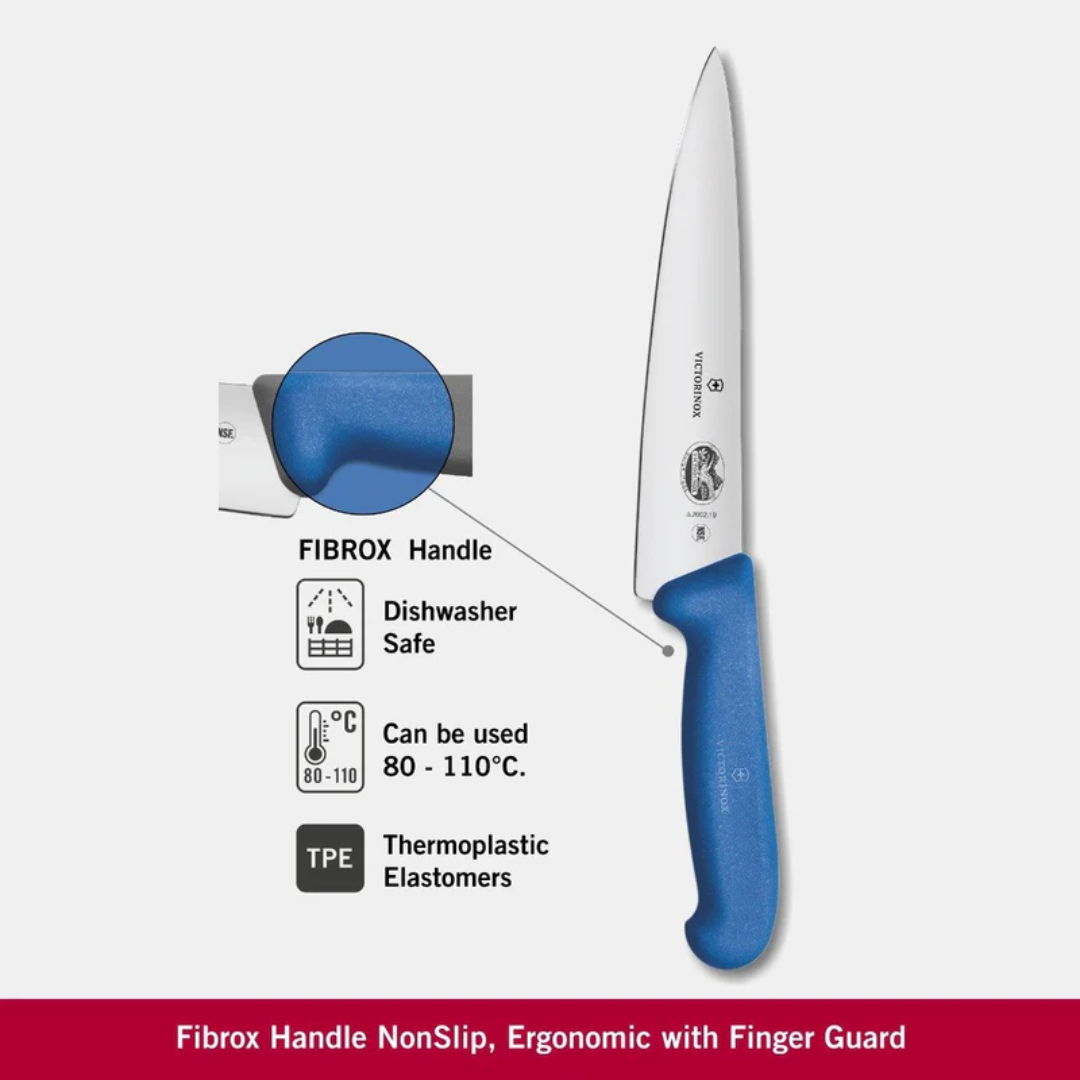 Victorinox Fibrox Cooks Chef Knife 8" Blue - Image 2