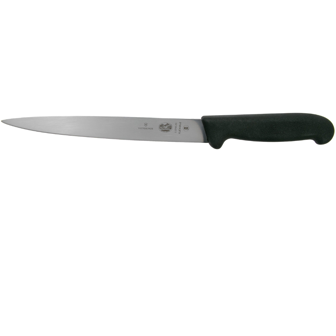 Victorinox Fibrox Filleting Knife 8” Flexible Blade
