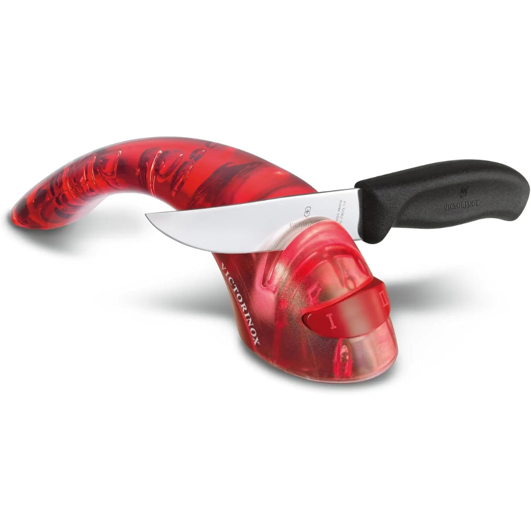 Victorinox Knife Sharpener With Ceramic Rolls (Red) - Image 2