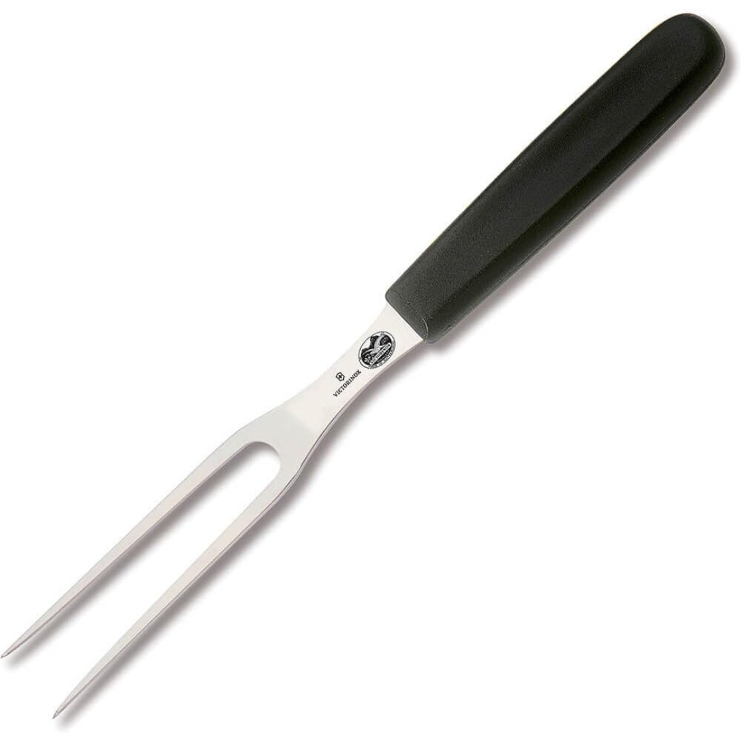 Victorinox Standard Carving Fork 6" Black Handle Flat - Image 2