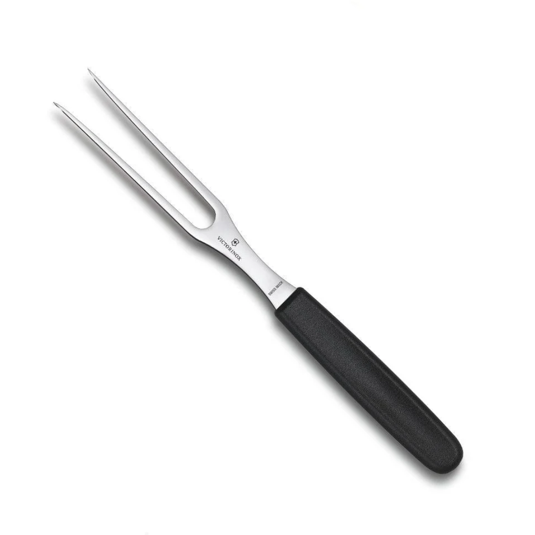 Victorinox Standard Carving Fork 7" Black Handle Forged - Image 2