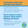 Dr. Brown's Options plus Baby Bottle 150ml Blue with Level-1 Teat - Image 14