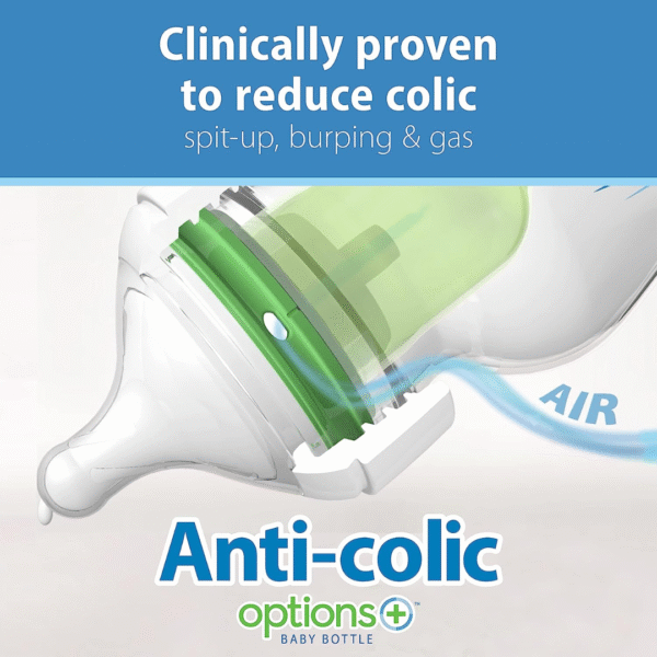 Dr. Brown’s Natural Flow Anti-Colic Options plus Wide-Neck Baby Bottle Deluxe Gift Set - Image 5