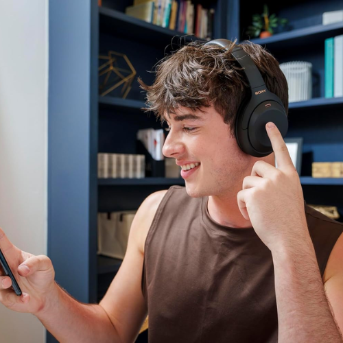 Sony Wireless Premium Noise Cancelling Headphones WH-1000XM4 Silver - Image 12