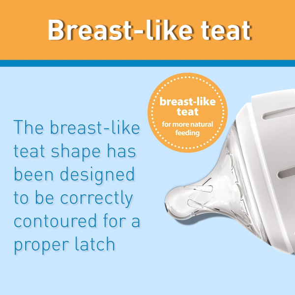 Dr. Brown's Options+ Wide Neck Bottle Teat, Y Cut (9m+), 2 pack-WNY201 - Image 3