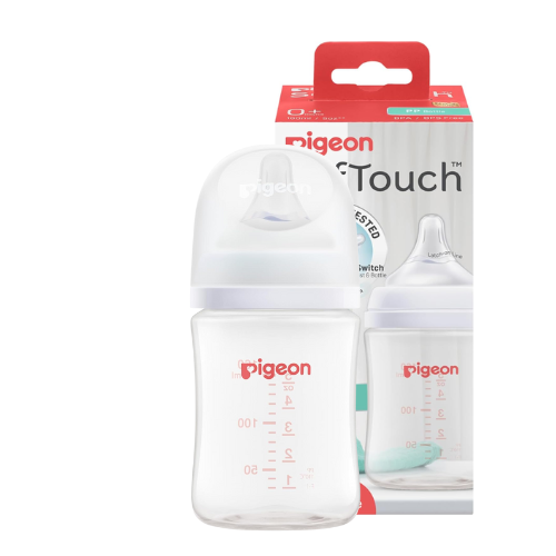 Pigeon SofTouch Baby Feeding Bottle 160ml – 0+ Months WN3