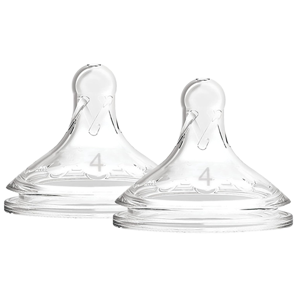 Dr. Brown's Options+ Wide Neck Bottle Teat, Level 4 (9m+), 2 pack-WN4201 - Image 2