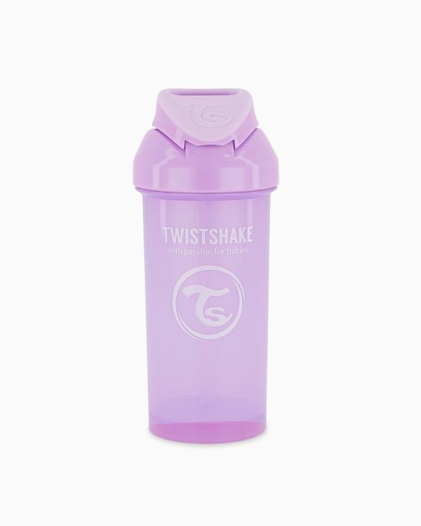 Twistshake Straw cup 360ml 6+m Pastel Purple-78591 - Image 3