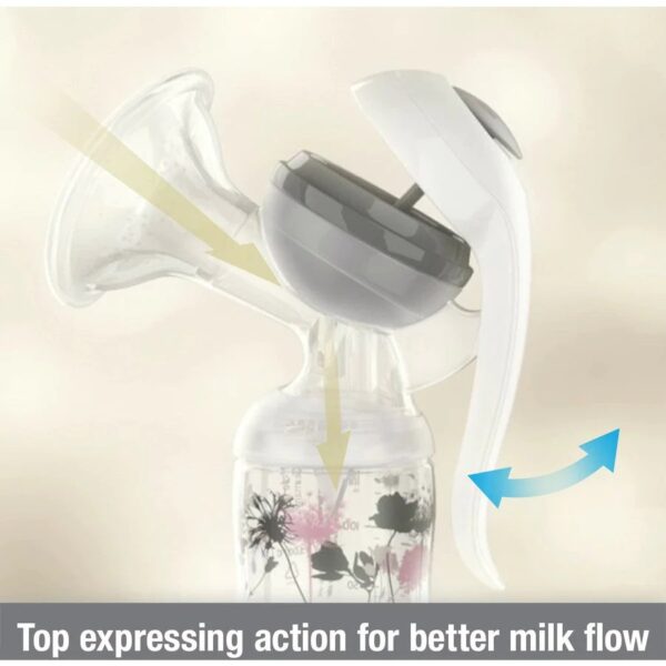 NUK Jolie Manual Breast Pump, Silicone,-10252090 - Image 3