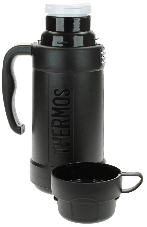 Thermos Eclipse Vacuum Insulated Flask 1.0L Black -40-100 - Image 3