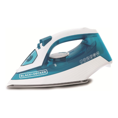 Black+Decker Steam Iron 1600W  Non Stick Soleplate X1575-B5